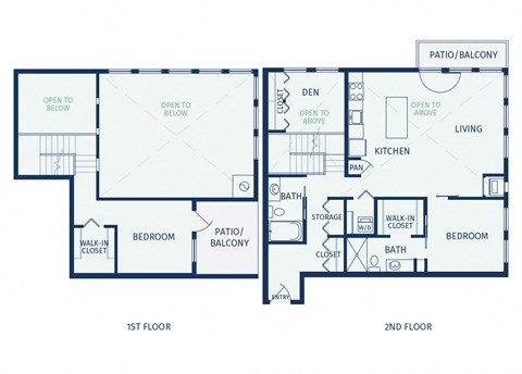 Eitel Apartments B12 2 bedroom floor plan