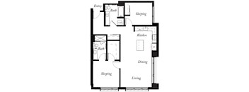 B14 - 2 Bed - 2 Bath - 1085 Sq Ft - 2D - Willow Apartments