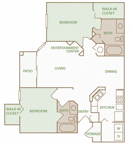 Park Del Mar - B2 - Cezanne - 2 bedroom - 2 bathroom Park Del Mar - B2 - Cezanne - 2 bedroom - 2 bathroom