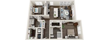 Axio at Carillon - B3 - 2 Bedroom 2 Bath