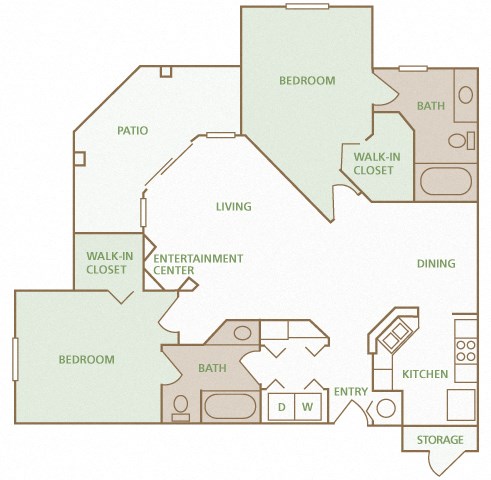 Park Del Mar - B3 - Degas - 2 bedroom - 2 bathroom Park Del Mar - B3 - Degas - 2 bedroom - 2 bathroom