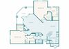 Versant Place Apartments B3 Dogwood 2 bedroom 2 bath 2D