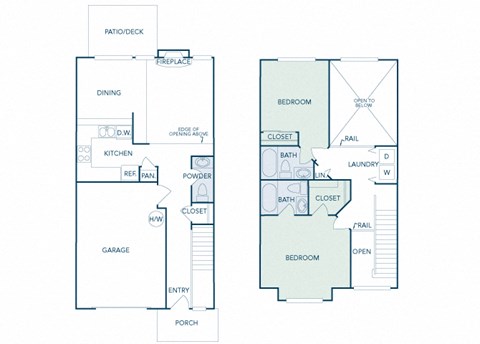B5 - 2Bed 2Bath - 1194 Sq Ft - 2D