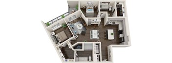 Axio at Carillon - B7 - 2 Bedroom 2 Bath