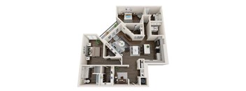 Axio at Carillon - B9 - 2 Bedroom 2 Bath