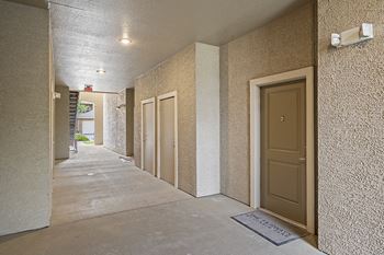 The Fairways at Corbin Park breezeway storage