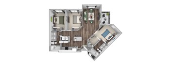 Bonterra Parc - C2 - 3 bedrooms and 2 bath