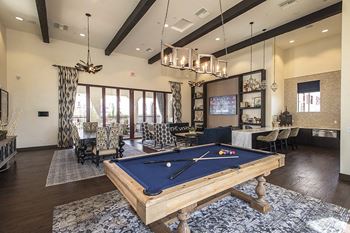 Almeria - Resident clubhouse with pool table