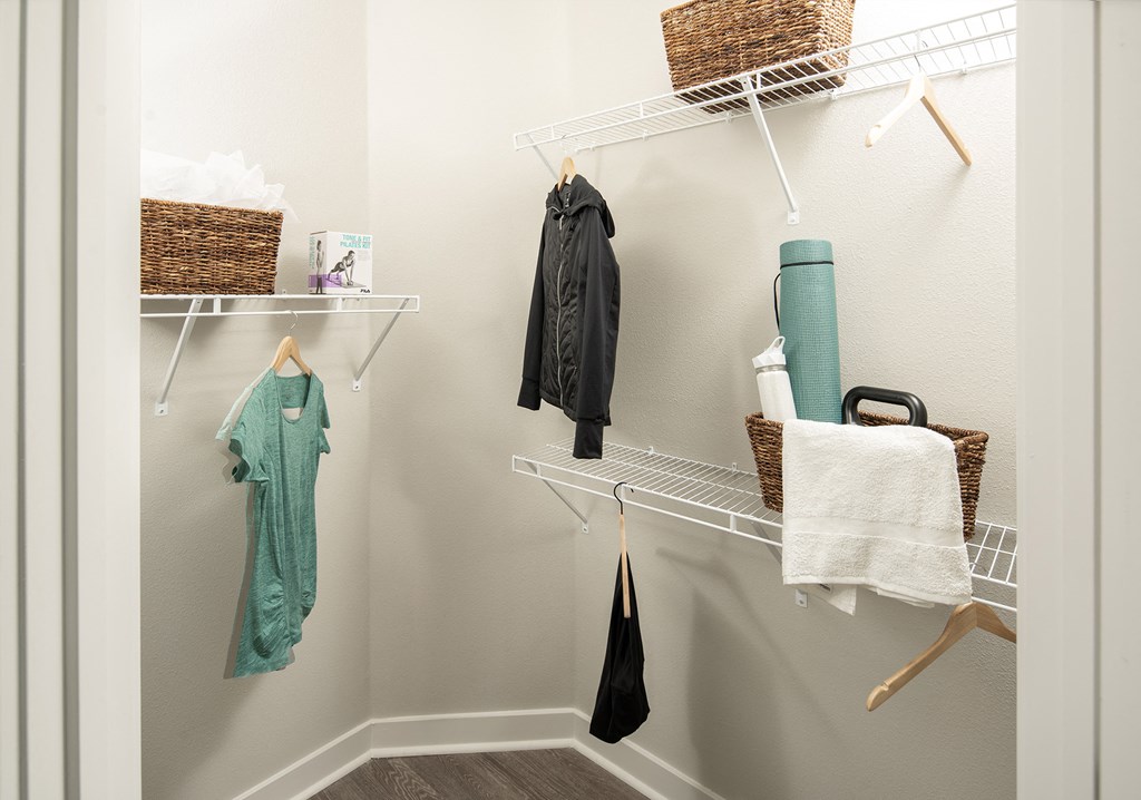 Drift Town Center East walk-in closet