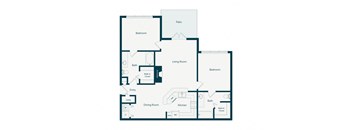 Emmersyn at Lone Tree - B3 - 2 Bed 2 Bath - 2D