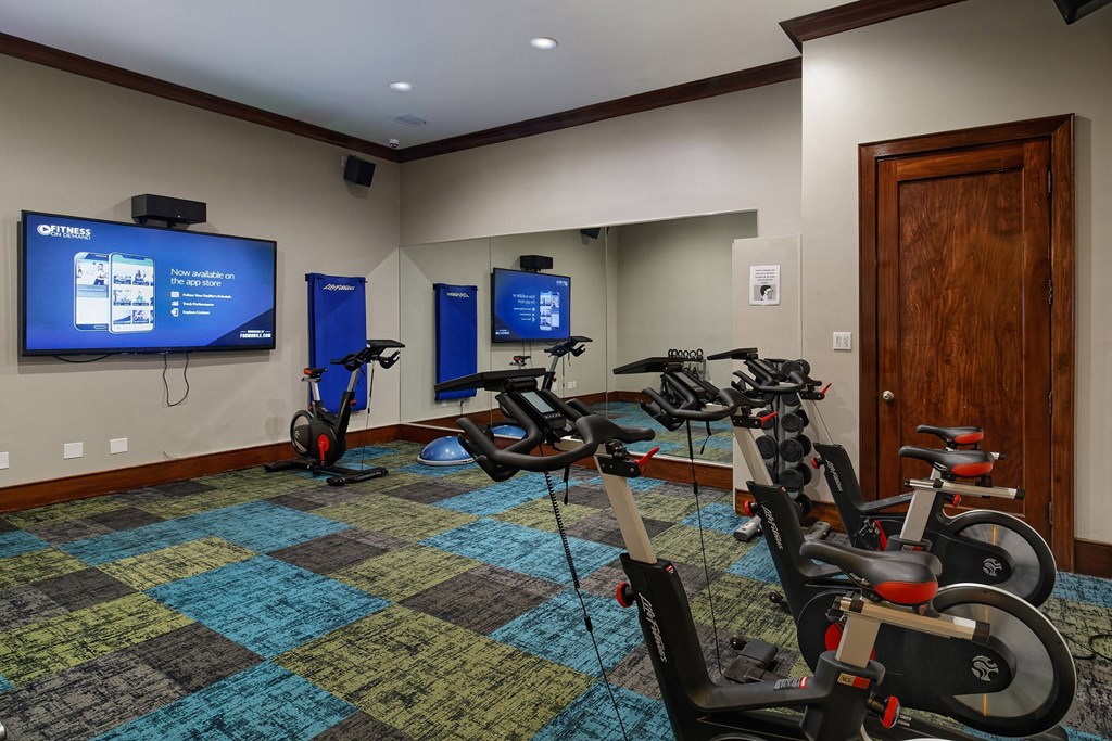 The Estates at River Pointe fitness center