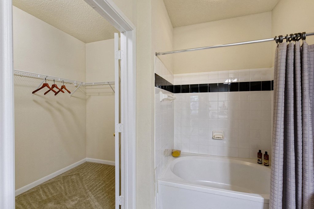 The Estates at River Pointe walk-in closets