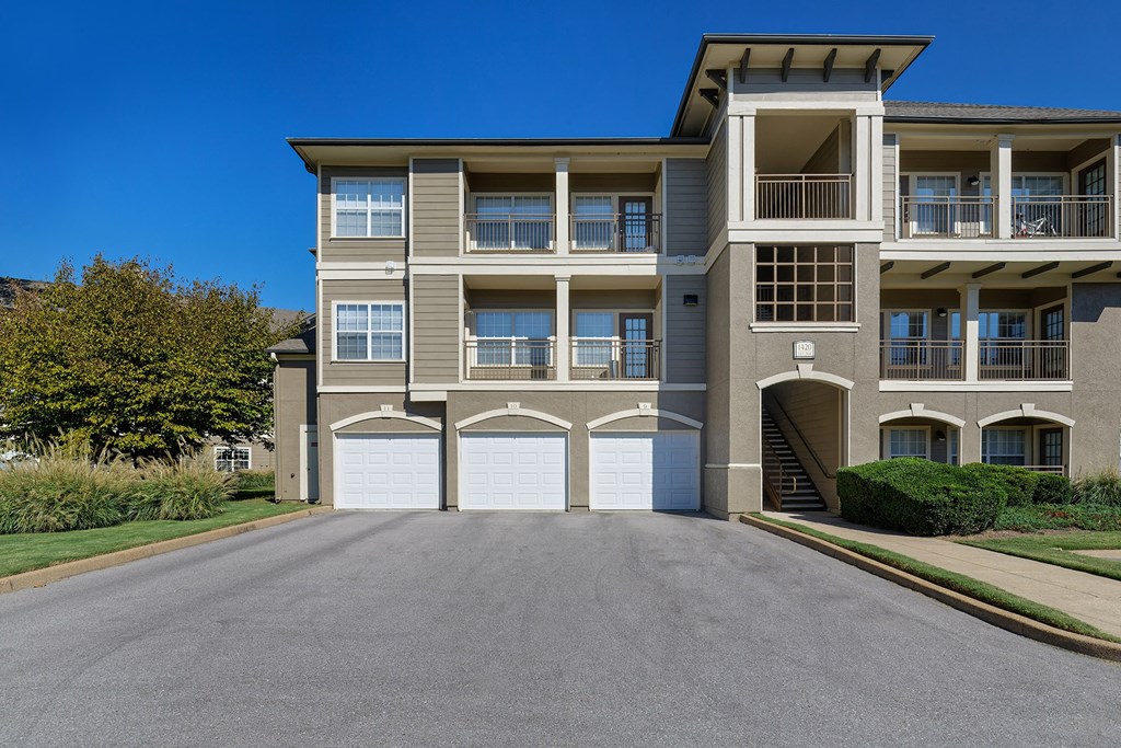 The Estates at River Pointe attached garages