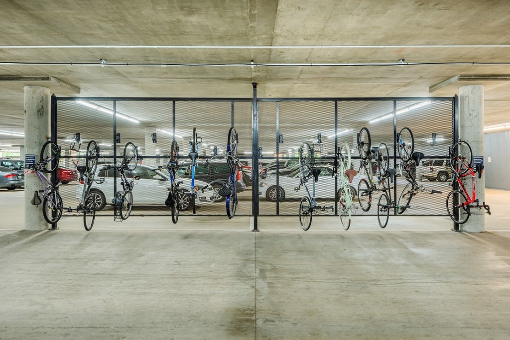 Hayes House indoor bike storage