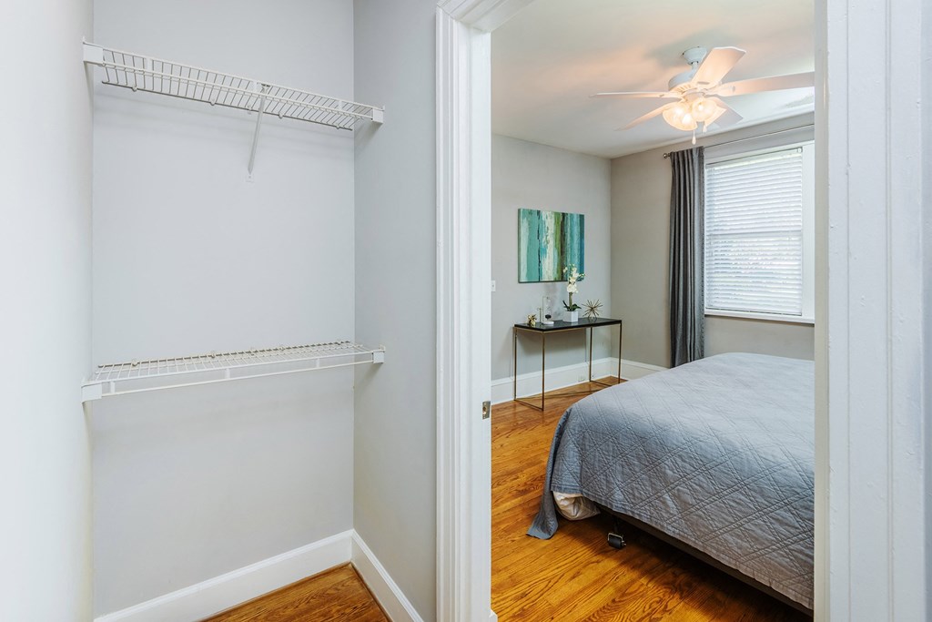 Hayes House large walk-in closets