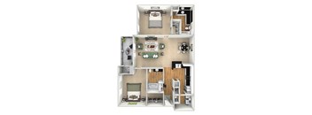 Island Park - B1 - 2 bedroom and 2 bath