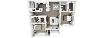 Lexington Farms B3R - 2 bed 2 bath - 3D