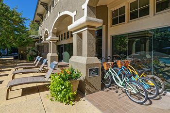The Estates at River Pointe resident loaner bikes
