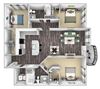 Centre Pointe Apartments - C1 - 3 bedrooms and 2 bath Centre Pointe Apartments - C1 - 3 bedrooms and 2 bath