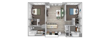 The Sheffield B11 2 bed 2 bath 3D