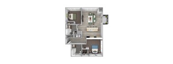 The Sheffield B6 2 bed 2 bath 3D