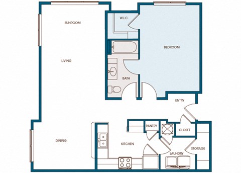 The Oaks at Johns Creek - A1s - 1 bed - 1 bath