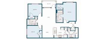 The Oaks of John Creek - C1 - 3 bedroom - 2 bath