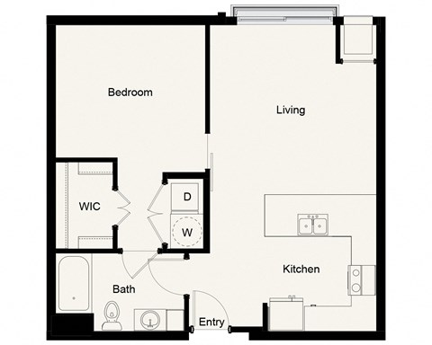 A03 - 1Bed 1Bath - Onyx Edina - 2D