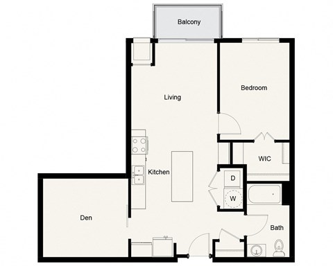 A12 - 1Bed 1Bath - Onyx Edina - 2D