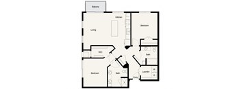 B03 - 2Bed 2Bath - Onyx Edina - 2D