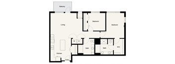 B04 - 2Bed 2Bath - Onyx Edina - 2D