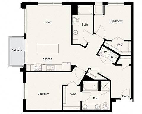 B05 - 2Bed 2Bath - Onyx Edina - 2D