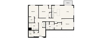 C03 - 3Bed 2Bath - Onyx Edina - 2D