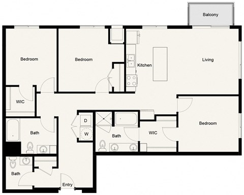 C03 - 3Bed 2Bath - Onyx Edina - 2D
