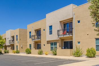 Private balconies and patios - ABQ Uptown Apartments