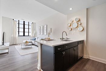 The Broderick quartz countertops