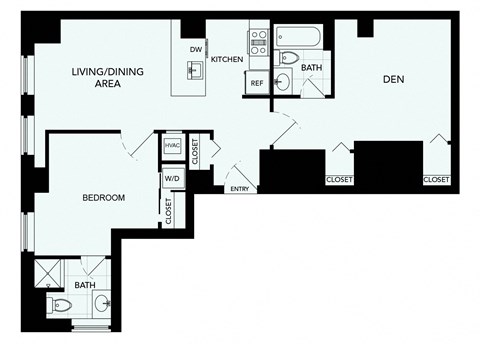 A28 - The Republic - 2D floor plan