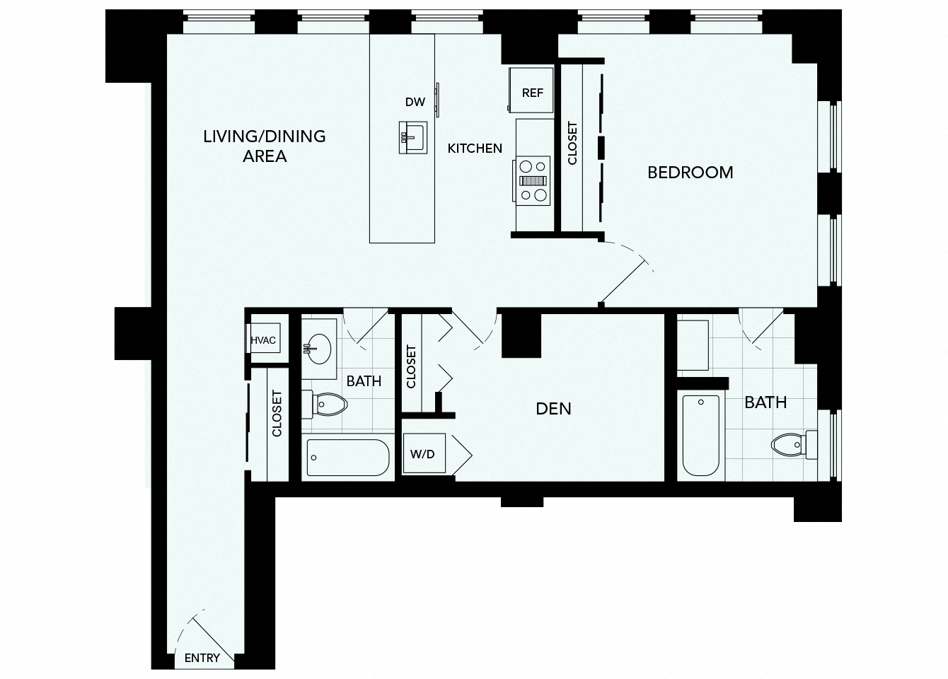 A29 - The Republic - 2D floor plan