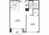 The Sheffield SoNo 1-bedroom A7 floor plan