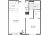 The Sheffield SoNo 1-bedroom A10 floor plan