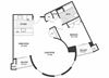 The Sheffield SoNo 1-bedroom A15 floor plan