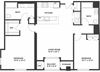 The Sheffield SoNo 2-bedroom B7 floor plan