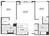 The Sheffield SoNo 2-bedroom B11 floor plan