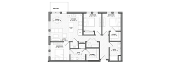 a floor plan of a home