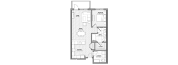 a blueprint of a floor plan of a house