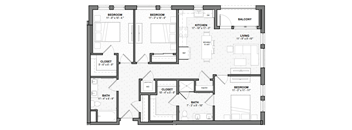 a floor plan of a house