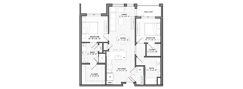 a floor plan of a home