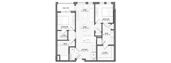 a floor plan of a house