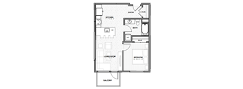 A black and white image of a floor plan for a house.