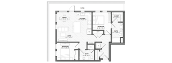 a floor plan of a bedroom house